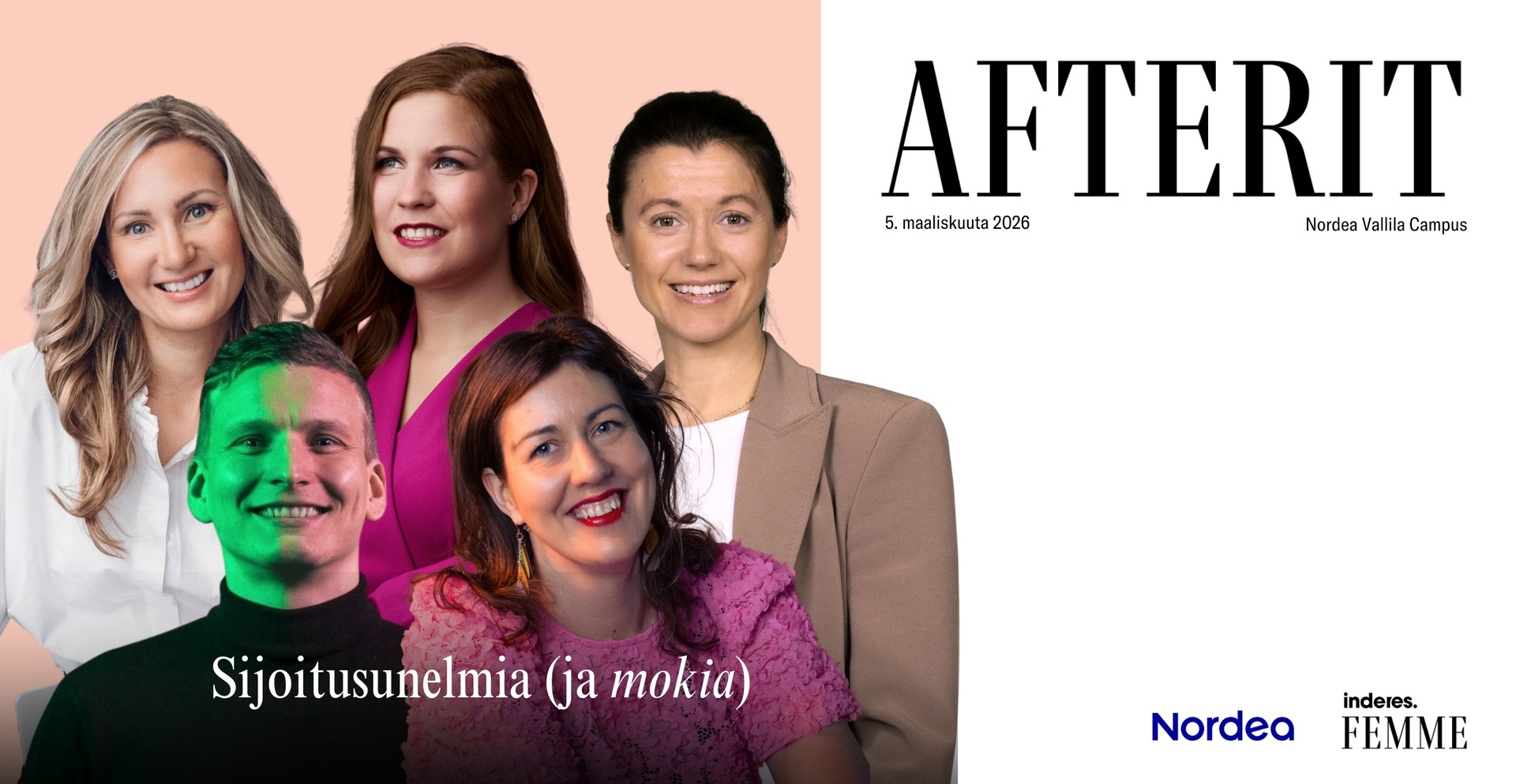 Femme x Nordea naistenpäivän afterit