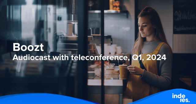 Boozt, Audiocast with teleconference, Q1, 2024