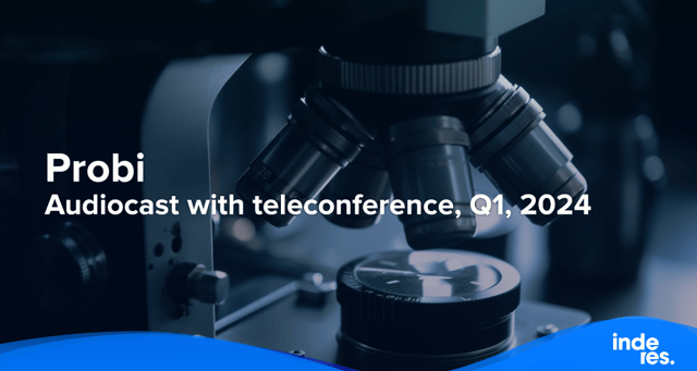 Probi, Audiocast with teleconference, Q1, 2024