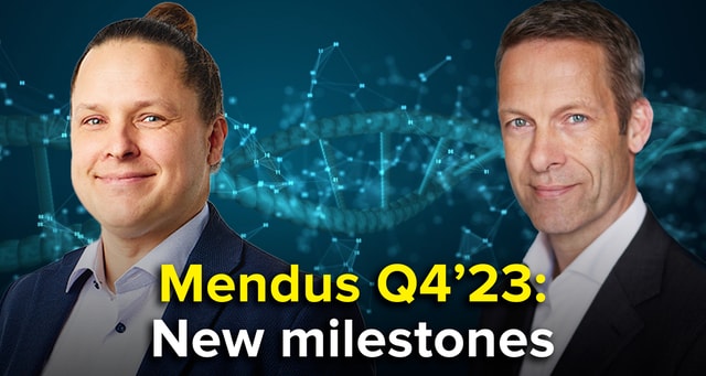 Mendus Q4'23: New milestones