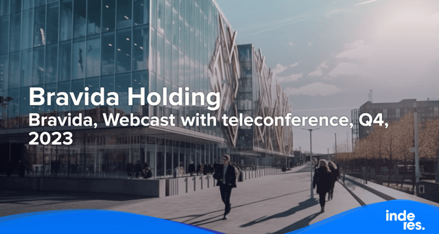 Bravida, Webcast with teleconference, Q4, 2023