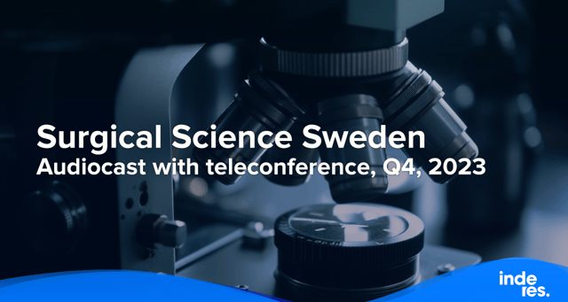 Surgical Science Sweden, Audiocast with teleconference, Q4, 2023