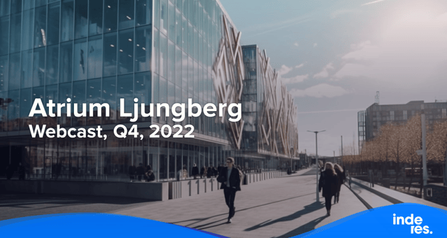 Atrium Ljungberg, Webcast, Q4, 2022