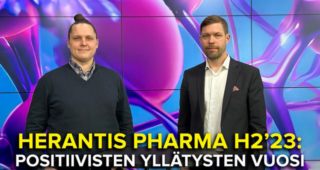 Herantis Pharma H2'23: Positiivisten yllätysten vuosi