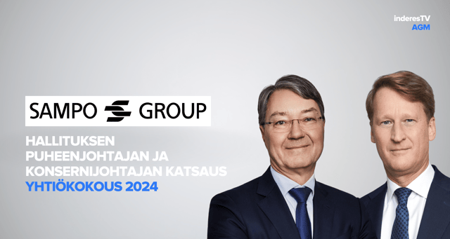 Sammon yhtiökokous 2024 | Antti Mäkisen ja Torbjörn Magnussonin katsaukset