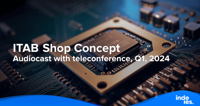 ITAB Shop Concept, Audiocast with teleconference, Q1, 2024