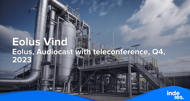 Eolus, Audiocast with teleconference, Q4, 2023