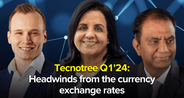 Tecnotree Q1'24: Headwinds from the currency exchange rates