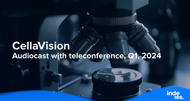 CellaVision, Audiocast with teleconference, Q1, 2024