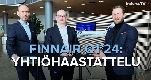 Finnair Q1’24: Herkkänä kohti kesää