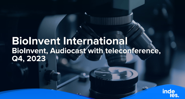 BioInvent, Audiocast with teleconference, Q4, 2023