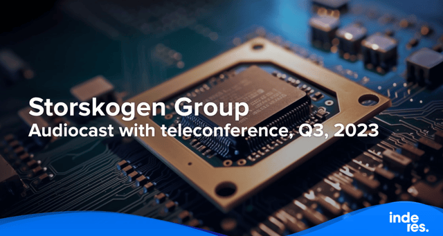 Storskogen Group, Audiocast with teleconference, Q3, 2023