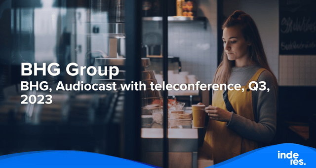 BHG, Audiocast with teleconference, Q3, 2023