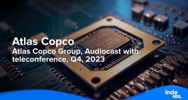 Atlas Copco Group, Audiocast with teleconference, Q4, 2023