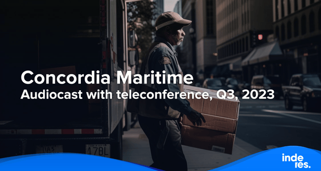 Concordia Maritime, Audiocast with teleconference, Q3, 2023