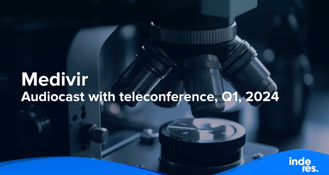 Medivir, Audiocast with teleconference, Q1, 2024