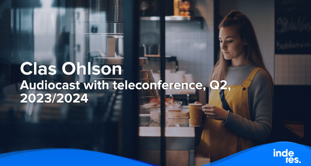 Clas Ohlson, Audiocast with teleconference, Q2, 2023/2024