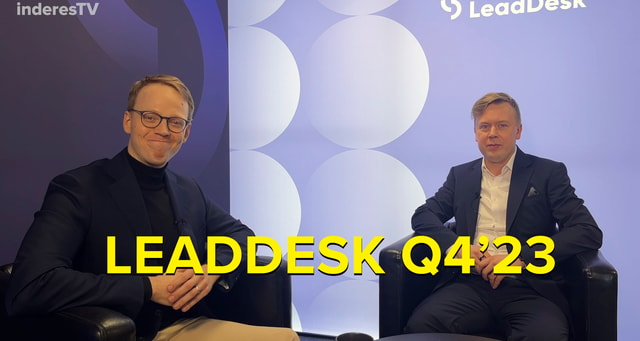 LeadDesk Q4'23: Hyvässä asemassa tekoälyn tuomaan muutokseen