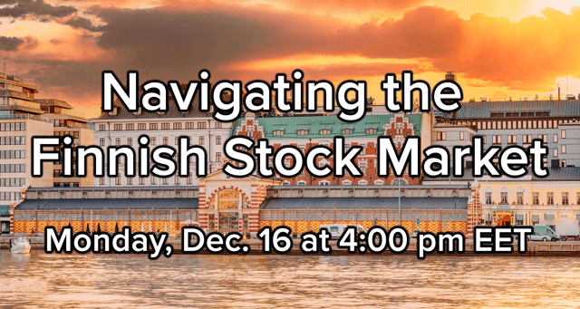 Navigating the Finnish Stock Market | December 16, 2024