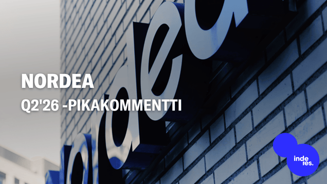 Nordea Q2'26 -pikakommentti: Korkokatteen pohja jäi taakse