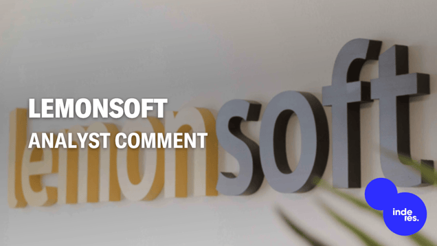 Lemonsoft's growth guidance decreased slightly compared to our expectations