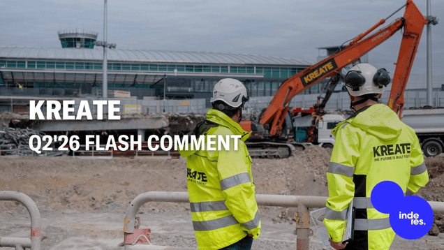 Kreate Q2'26 flash comment: Profitability starting to emerge from underneath strong growth