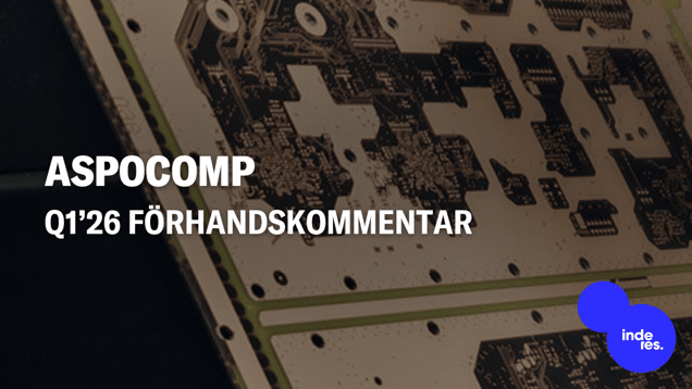 Aspocomp Q1’26 förhandskommentar: Lågmarginalleveranser bromsar resultatutvecklingen