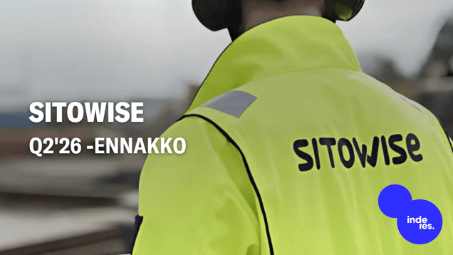 Sitowise Q2'26 -ennakko: Ruotsin divestointi siivittänee selvään kannattavuusloikkaan