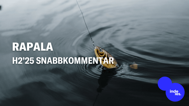 Rapala H2’25 snabbkommentar: Amerika drar, men balansräkningens kovenanter stramar åt