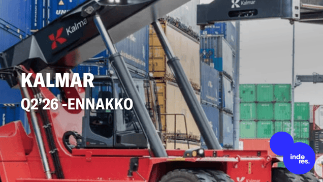 Kalmar Q2’26 -ennakko: Odotuksissa kokonaisuutena melko vakaata kehitystä