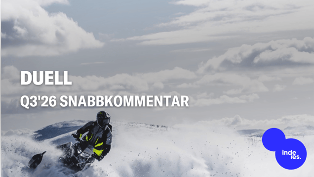 Duell Q3'26 snabbkommentar: Försäljningen i Norden drev estimatöverträffelse