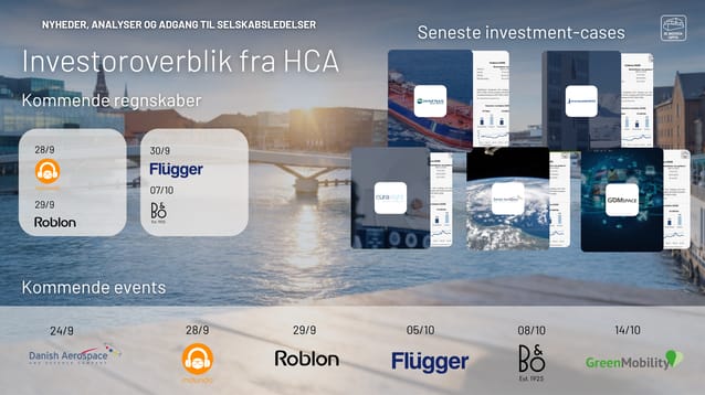 Dagens aktienyheder 16/09/2026: Hafnia, Torm, Lundbeck og Scandinavian Medical Solutions