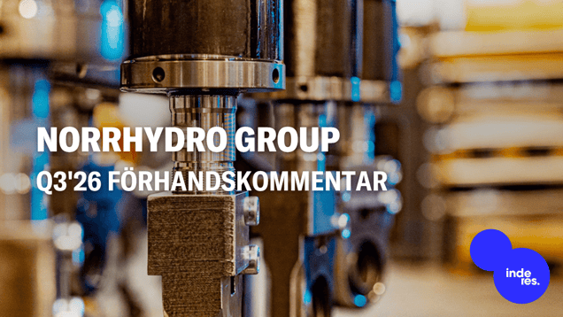 Norrhydro Group Q3'26 förhandskommentar: Guidningen skulle kräva en uppiggande efterfrågan under resten av året