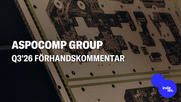 Aspocomp Group Q3'26 förhandskommentar: Gammal last försvinner, lönsamhetskonditionen klarnar