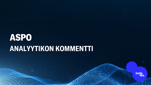 Robokommentti Aspon Q2-tuloksesta