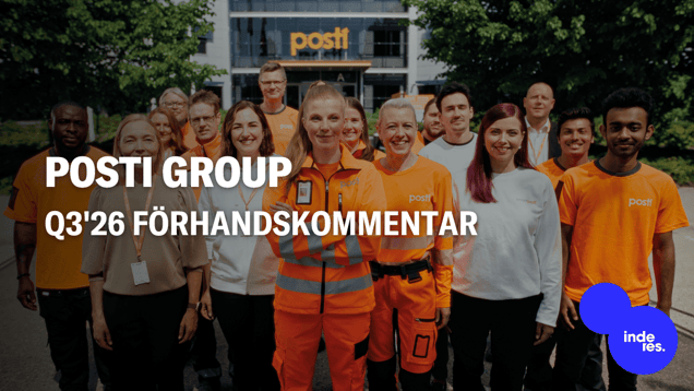 Posti Group Q3'26 förhandskommentar: Stark vinsttillväxt inom paketdistribution har fortsatt