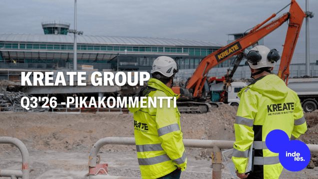 Kreate Group Q3'26 -pikakommentti: Pääosin yllätyksetön kvartaali tulosvaroituksen jäljiltä
