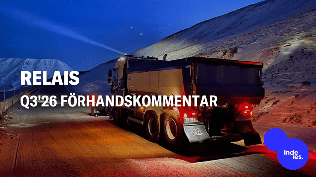 Relais Q3'26 förhandskommentar: Effekterna av effektiviseringsåtgärderna får väntas på ännu