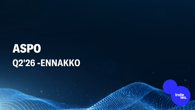 Aspo Q2'26 -ennakko: Telakoinnit painavat varustamon tulostasoa