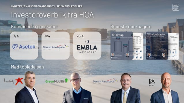 Dagens aktienyheder 10/04-2026: Lundbeck, BioPorto, og Asetek