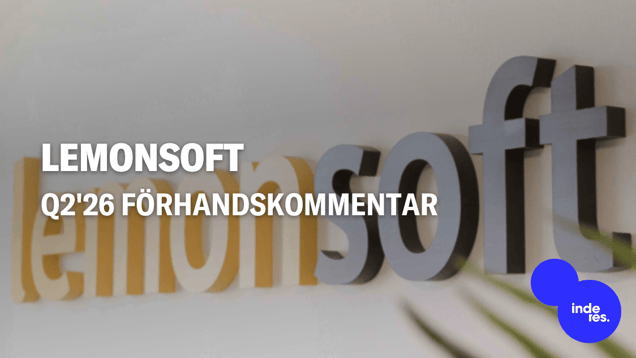 Lemonsoft Q2'26 förhandskommentar: Moderat tillväxt och resultatförbättring från en svag jämförelseperiod förväntas