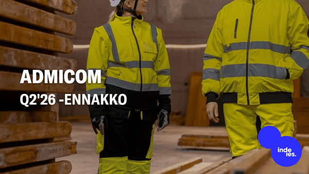Admicom Q2'26 -ennakko: Vaakaliitoa ja kertaerien rasittama tulos