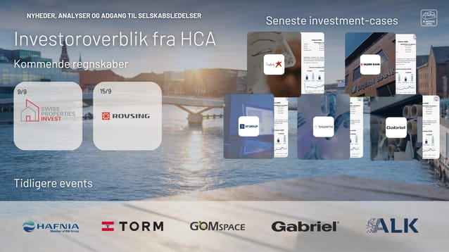 Dagens aktienyheder 07/09/2026: Lundbeck, Hafnia og ExpreS2ion Biotech