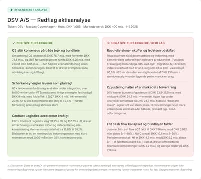 HCA Redflag - DSV (AI)
