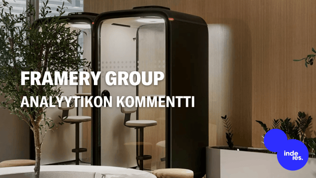 Robokommentti Framery Groupin Q2-tuloksesta