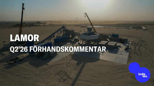 Lamor Q2'26 förhandskommentar: Tunn orderbok tynger marginalen