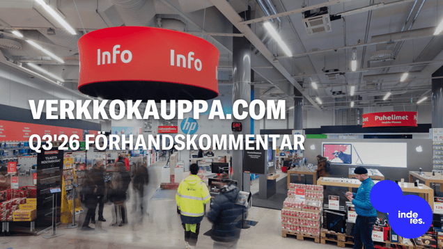 Verkkokauppa.com Q3'26 förhandskommentar: Resultatutveckling som piggats upp av egna åtgärder väntas