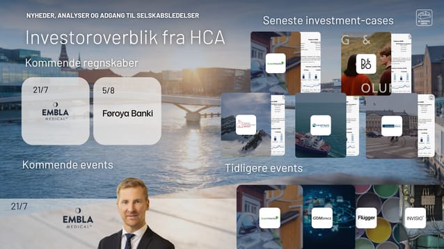 Dagens aktienyheder 21/07/2026: Embla Medical, Lundbeck og GrønlandsBANKEN