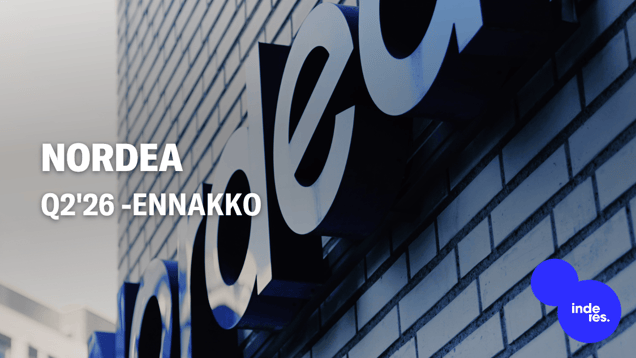 Nordea Q2'26 -ennakko: Joko korkokatteen pohja on löytynyt?
