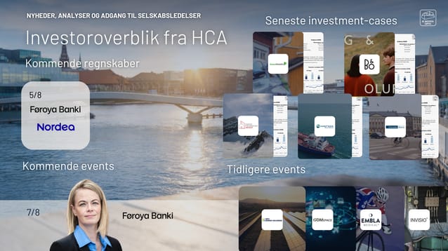 Dagens aktienyheder 07/08/2026: Scandinavian Medical Solutions, WindowMaster, INVISIO og Føroya Banki